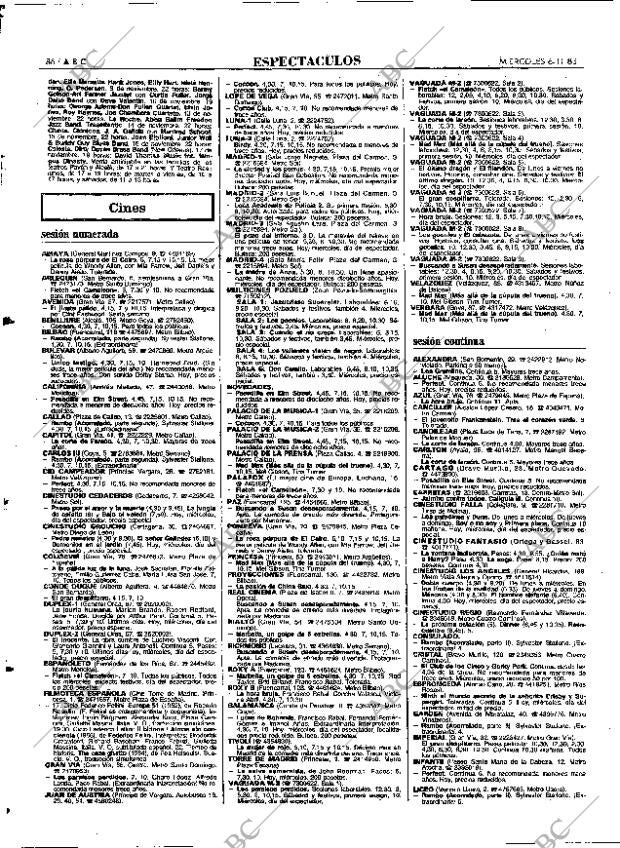 ABC MADRID 06-11-1985 página 86