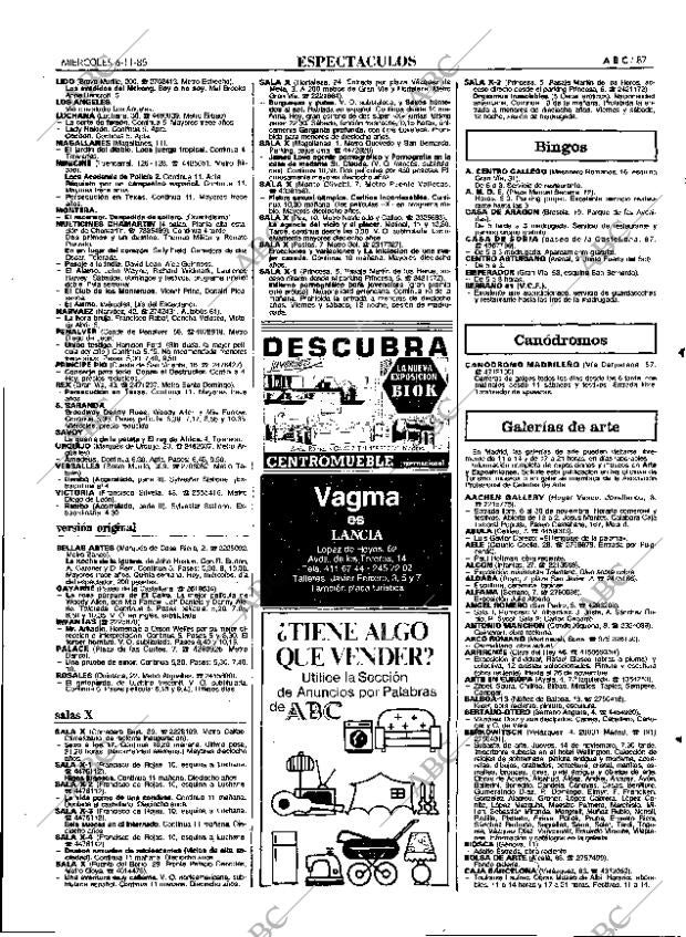 ABC MADRID 06-11-1985 página 87