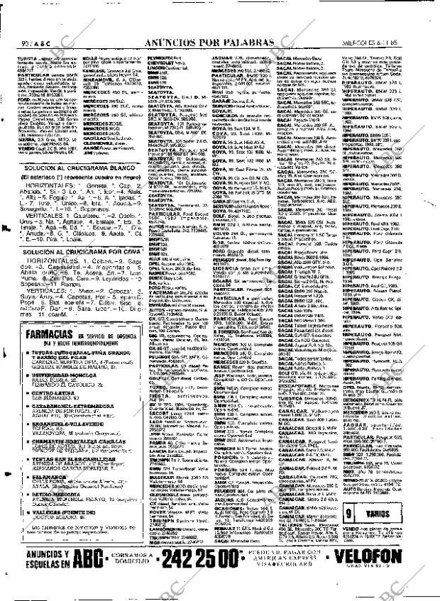 ABC MADRID 06-11-1985 página 90