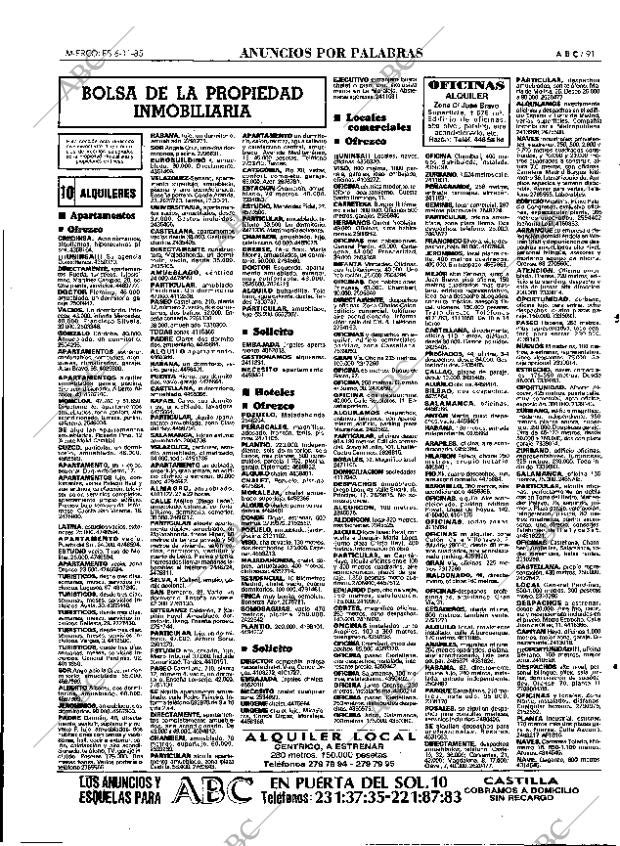 ABC MADRID 06-11-1985 página 91