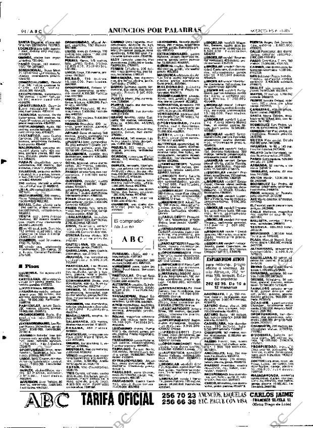 ABC MADRID 06-11-1985 página 94