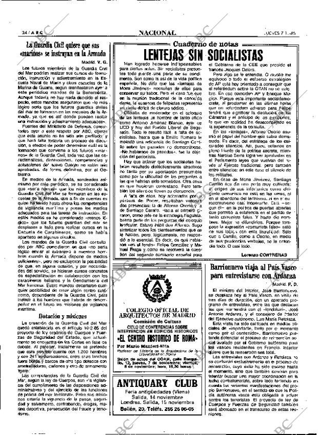 ABC MADRID 07-11-1985 página 24