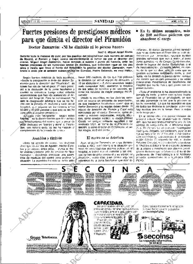 ABC MADRID 07-11-1985 página 45