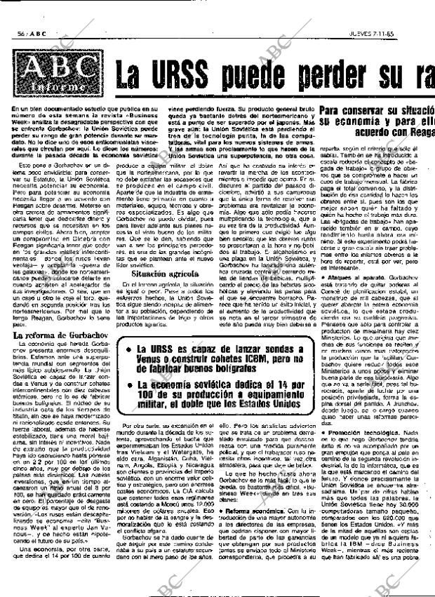 ABC MADRID 07-11-1985 página 56
