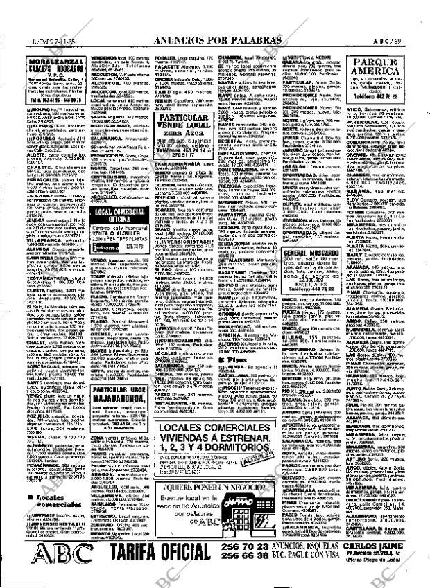 ABC MADRID 07-11-1985 página 89