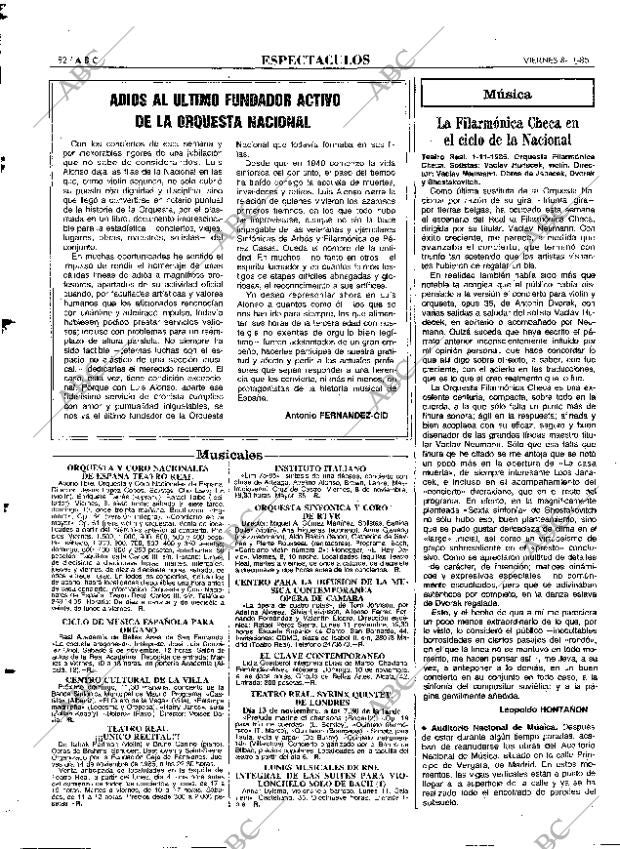 ABC MADRID 08-11-1985 página 82
