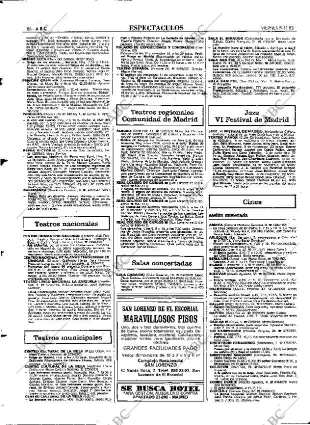 ABC MADRID 08-11-1985 página 86