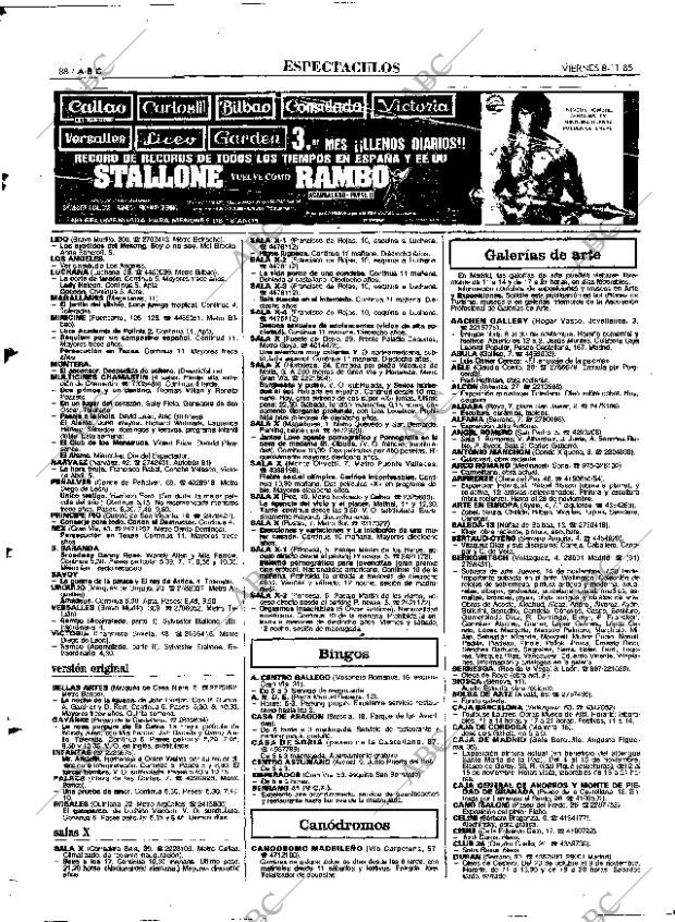 ABC MADRID 08-11-1985 página 88