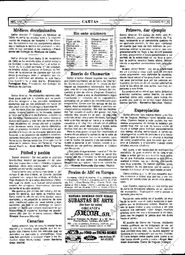 ABC MADRID 09-11-1985 página 14