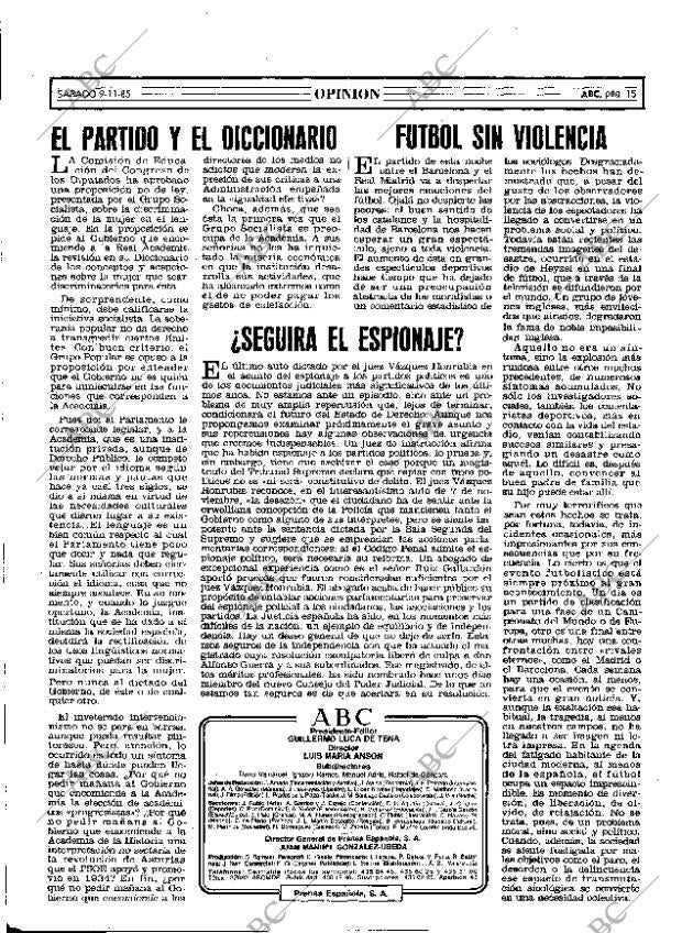 ABC MADRID 09-11-1985 página 15