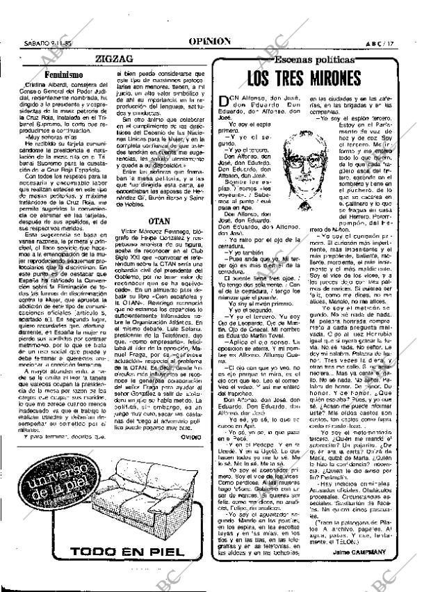 ABC MADRID 09-11-1985 página 17