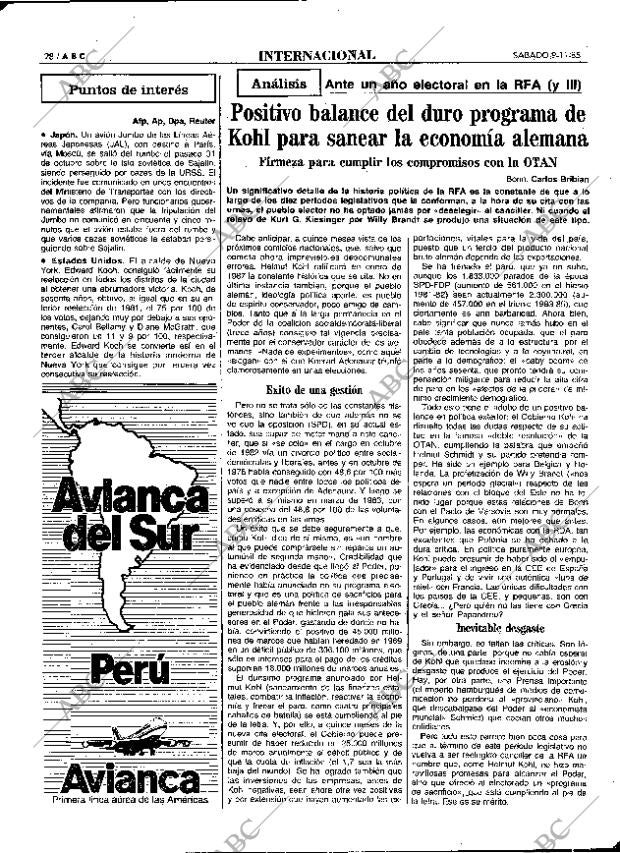 ABC MADRID 09-11-1985 página 28