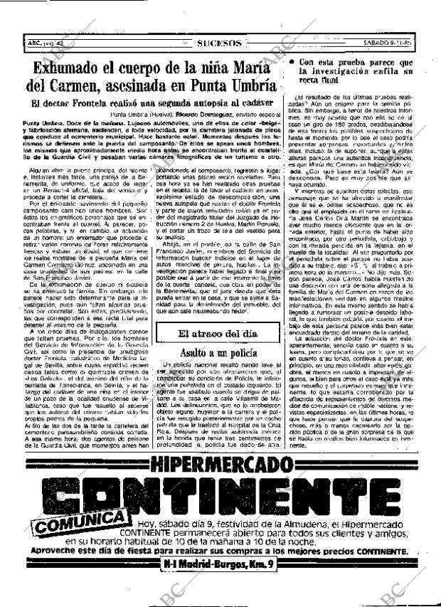 ABC MADRID 09-11-1985 página 42