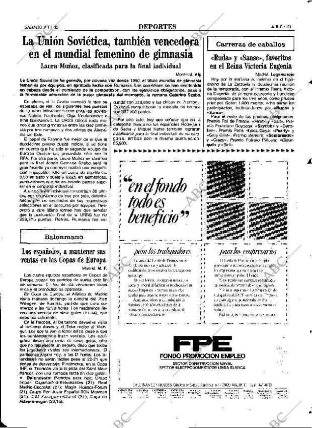 ABC MADRID 09-11-1985 página 73