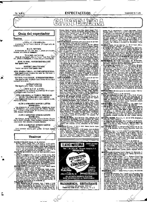 ABC MADRID 09-11-1985 página 76
