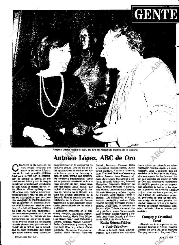 ABC MADRID 10-11-1985 página 105