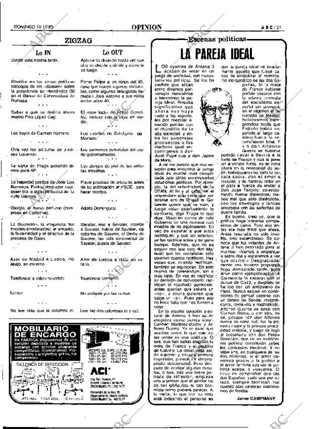 ABC MADRID 10-11-1985 página 21
