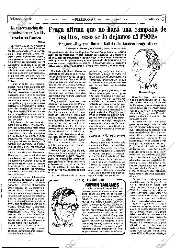 ABC MADRID 10-11-1985 página 23