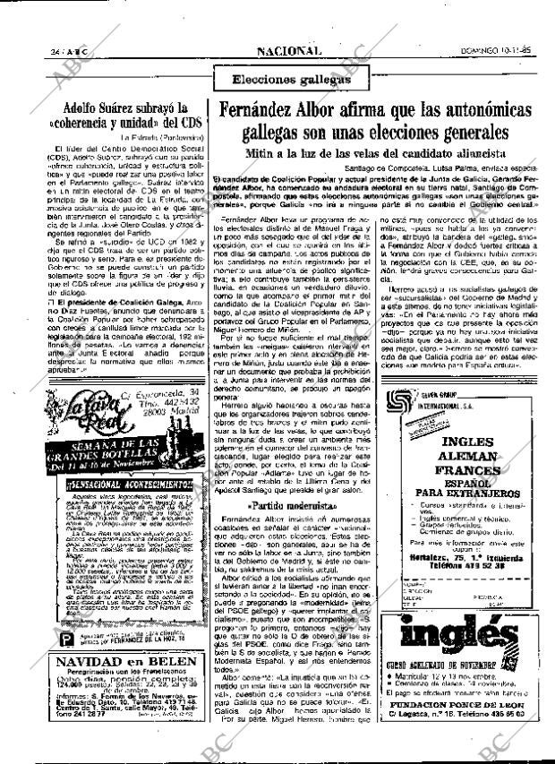 ABC MADRID 10-11-1985 página 24