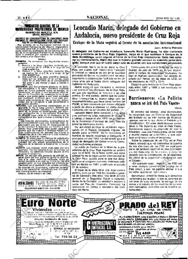 ABC MADRID 10-11-1985 página 32