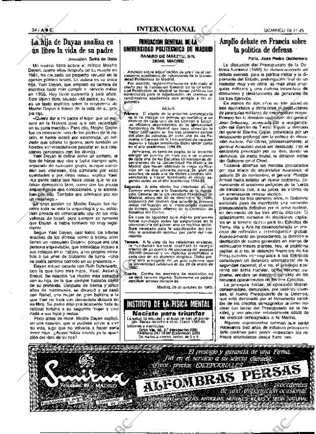 ABC MADRID 10-11-1985 página 34