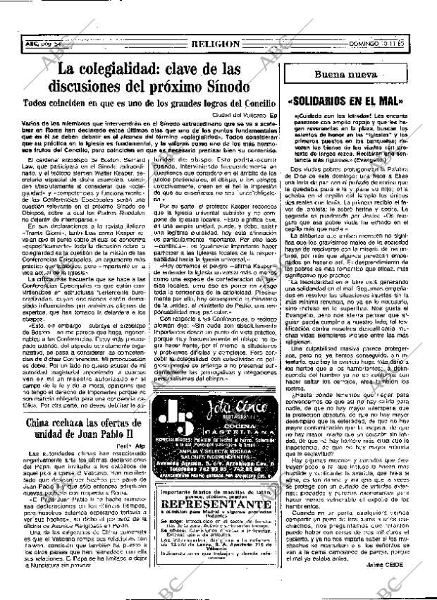 ABC MADRID 10-11-1985 página 54
