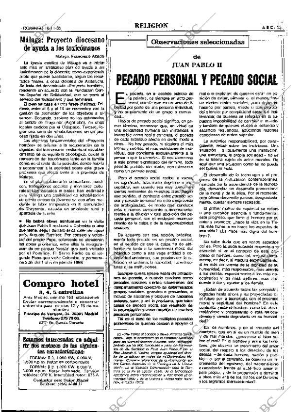ABC MADRID 10-11-1985 página 55
