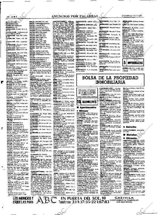 ABC MADRID 10-11-1985 página 88