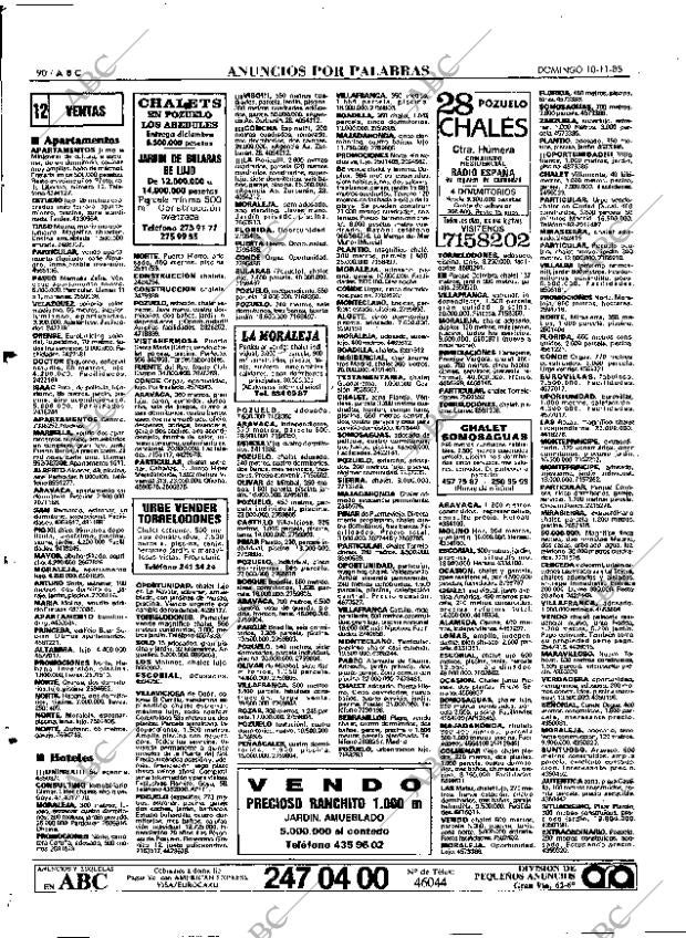 ABC MADRID 10-11-1985 página 90