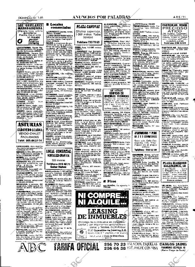 ABC MADRID 10-11-1985 página 91