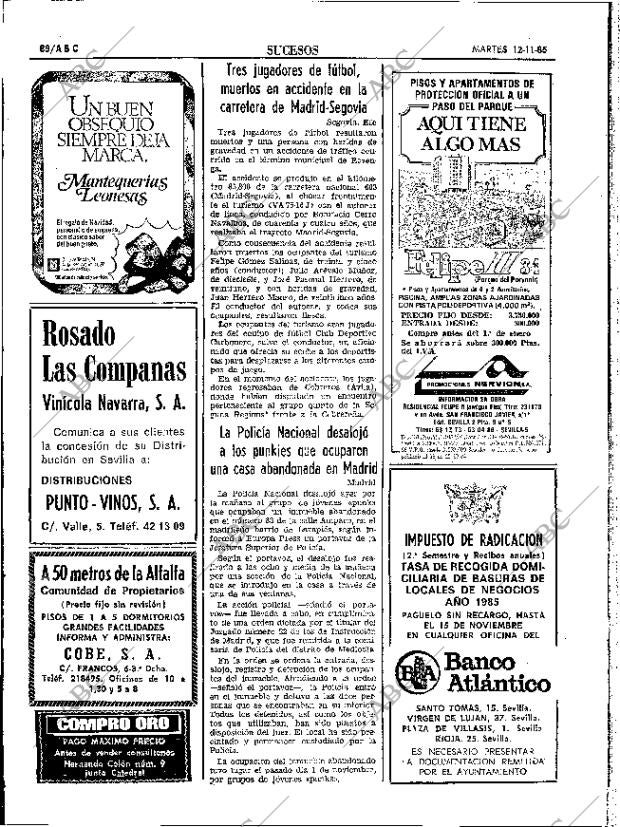 ABC SEVILLA 12-11-1985 página 88