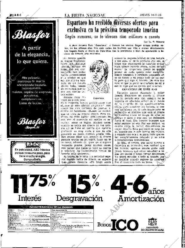 ABC SEVILLA 14-11-1985 página 42