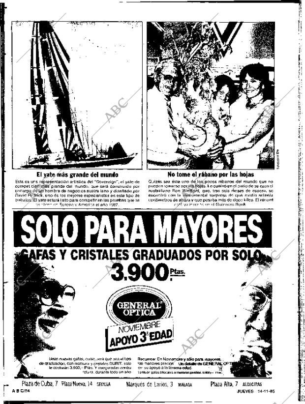 ABC SEVILLA 14-11-1985 página 64