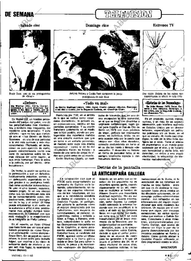 ABC MADRID 15-11-1985 página 117
