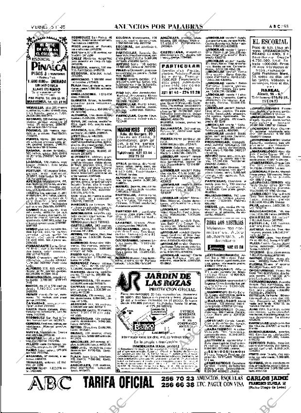 ABC MADRID 15-11-1985 página 95