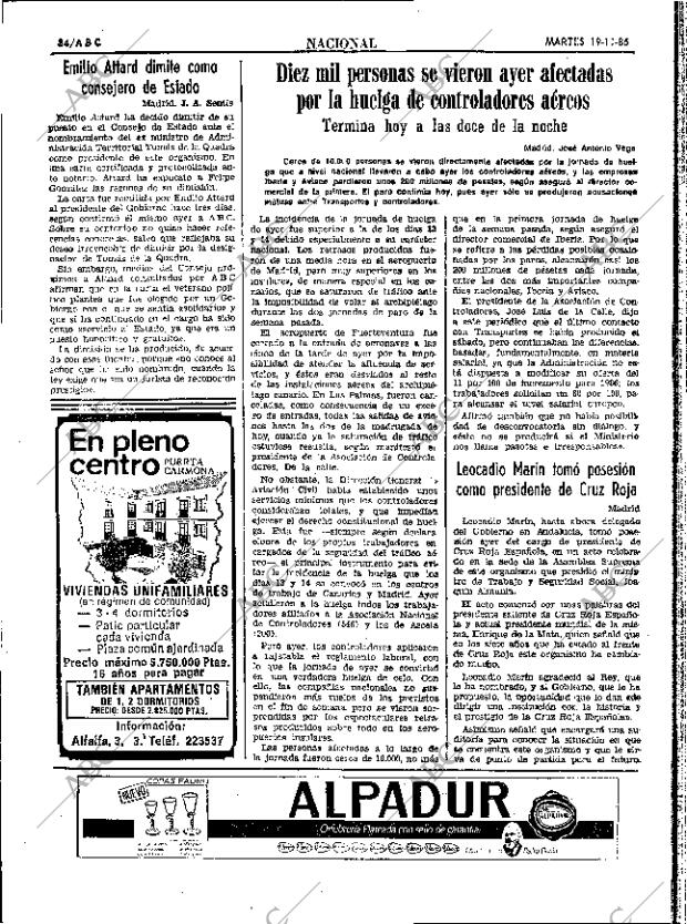 ABC SEVILLA 19-11-1985 página 34