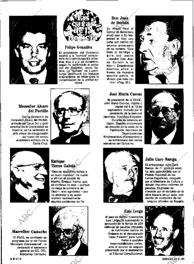 ABC SEVILLA 23-11-1985 página 14