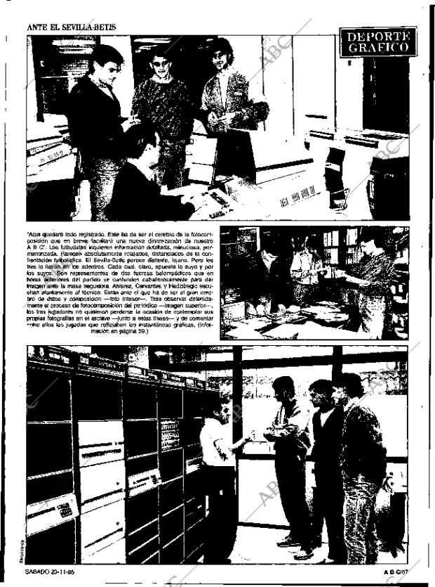 ABC SEVILLA 23-11-1985 página 67