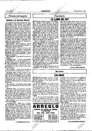 ABC MADRID 24-11-1985 página 22