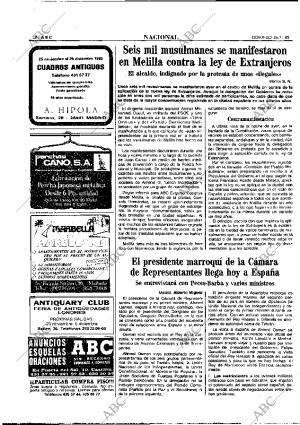 ABC MADRID 24-11-1985 página 28