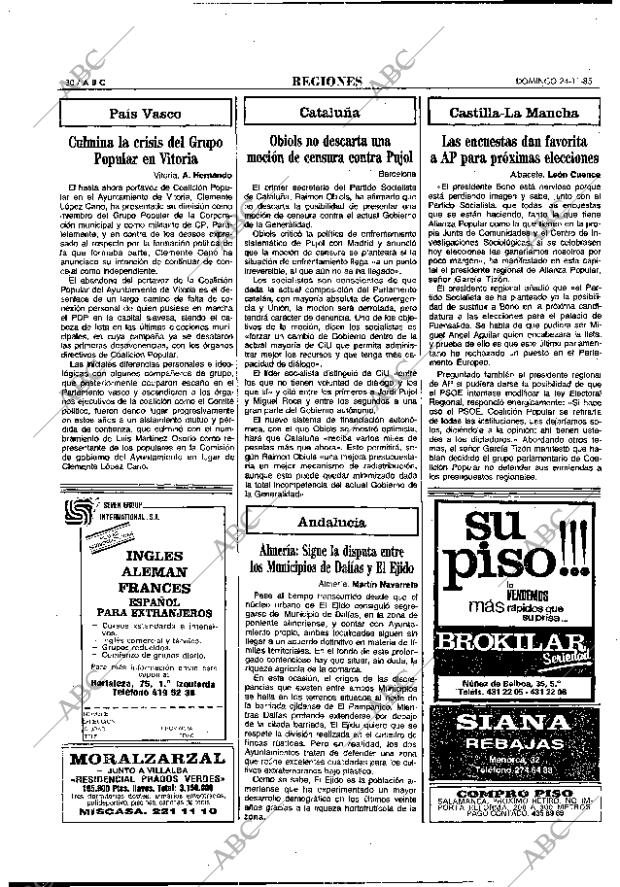 ABC MADRID 24-11-1985 página 30