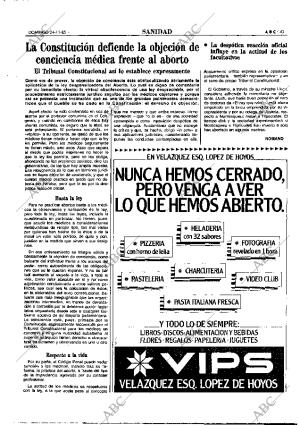 ABC MADRID 24-11-1985 página 43