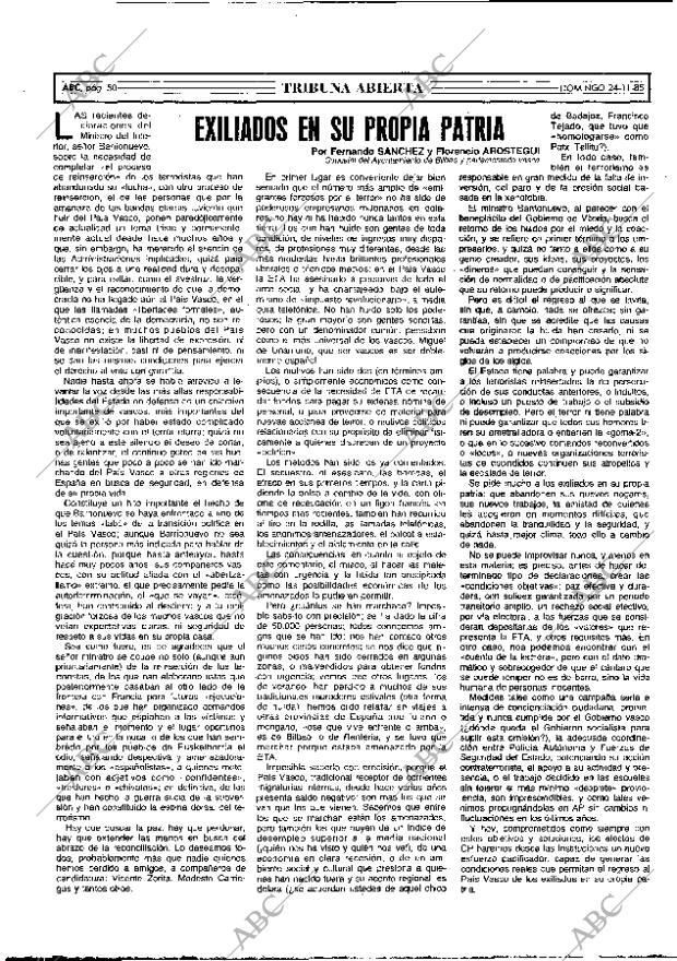 ABC MADRID 24-11-1985 página 50