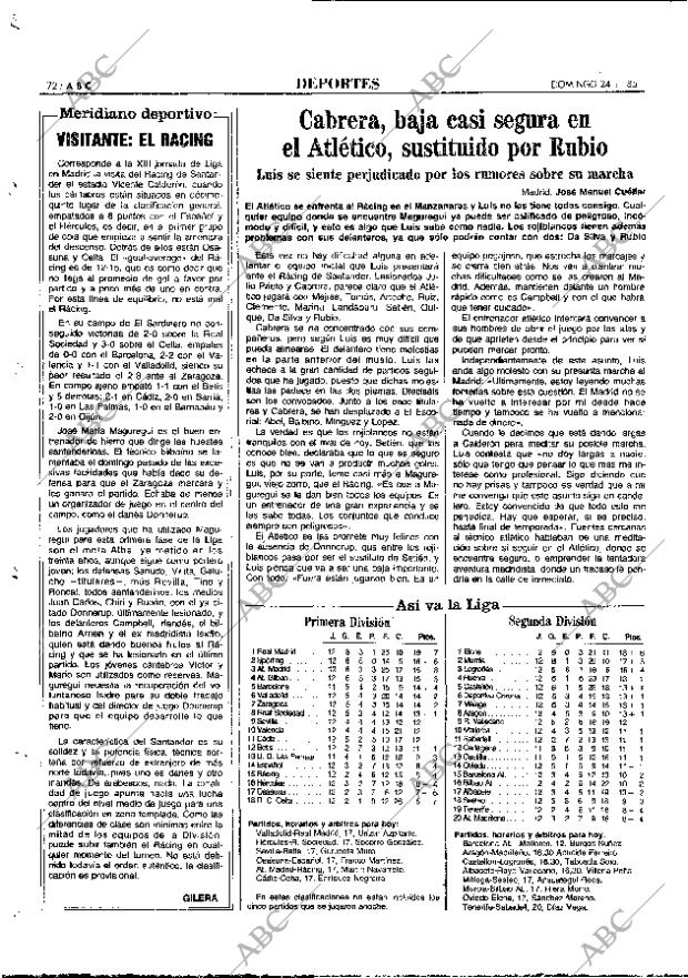 ABC MADRID 24-11-1985 página 72
