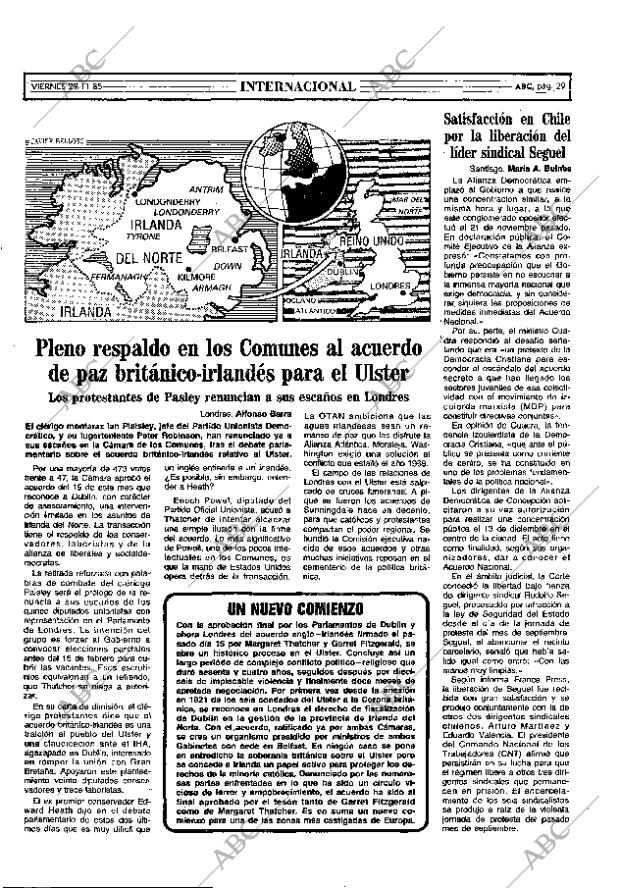 ABC MADRID 29-11-1985 página 29