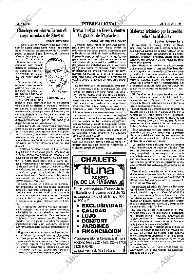 ABC MADRID 29-11-1985 página 30