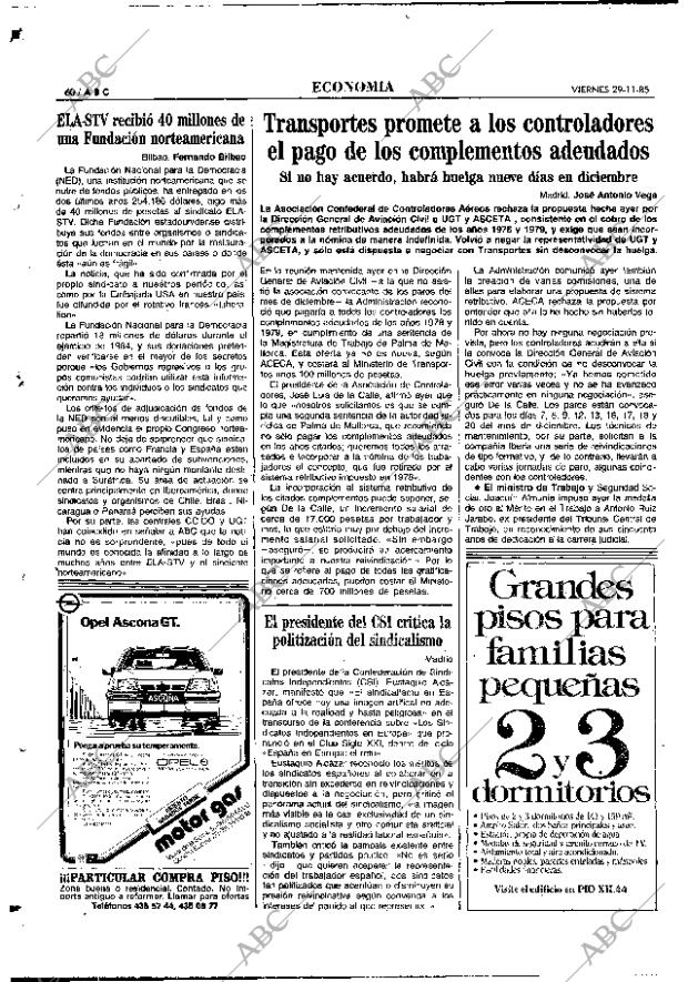 ABC MADRID 29-11-1985 página 60