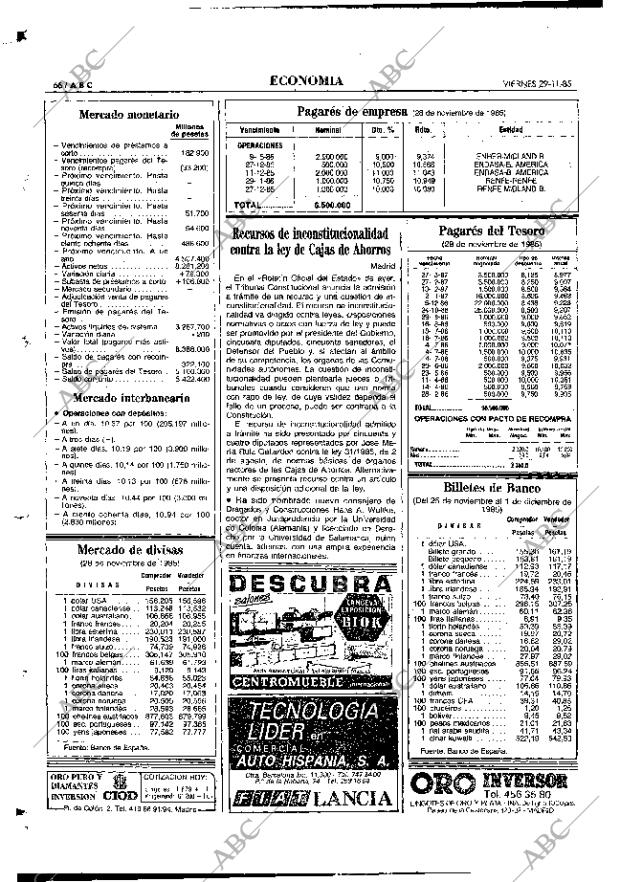 ABC MADRID 29-11-1985 página 66