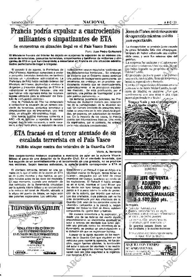 ABC MADRID 30-11-1985 página 23