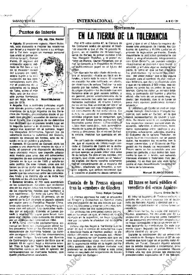 ABC MADRID 30-11-1985 página 29